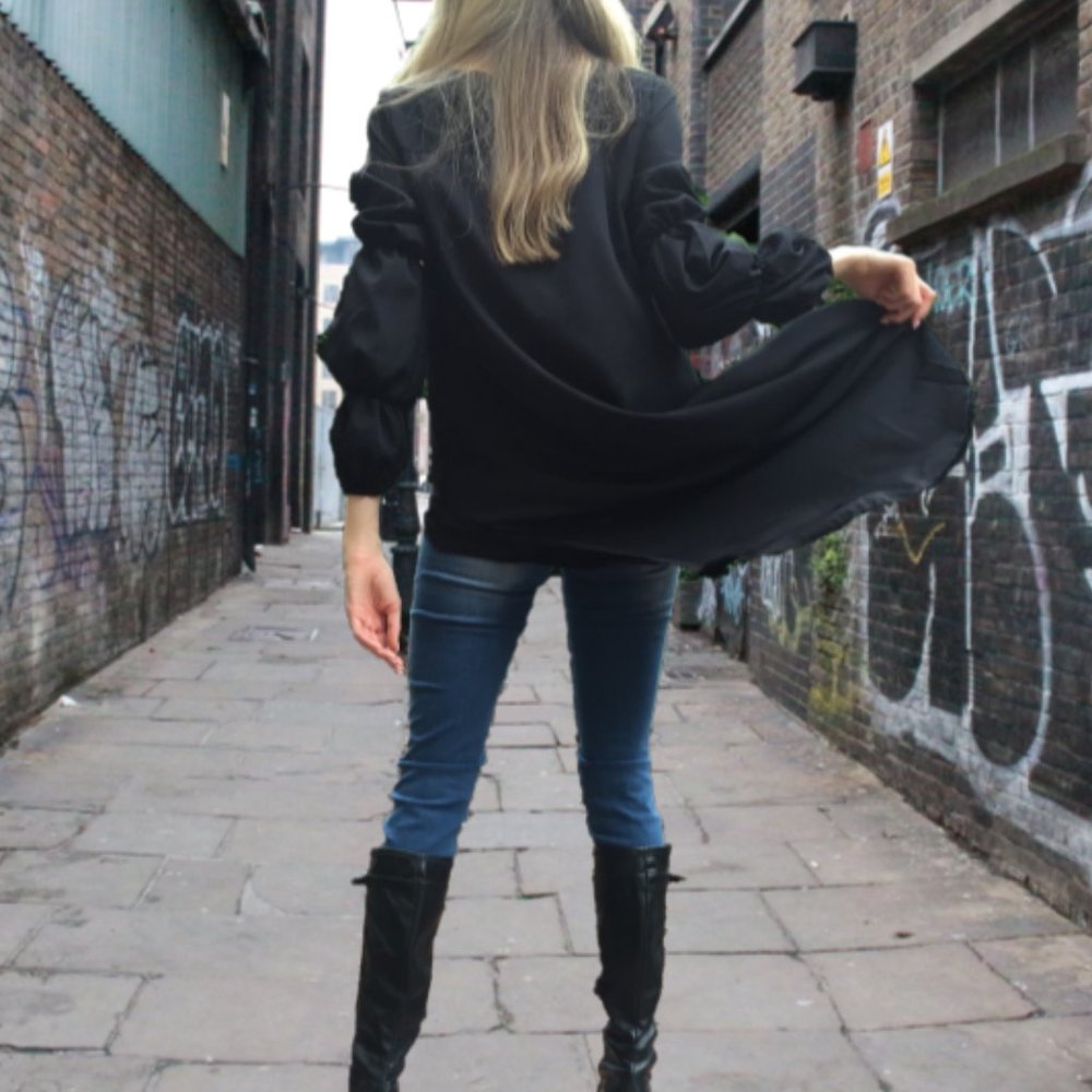 Black High Low Top - Picture 4 of 12